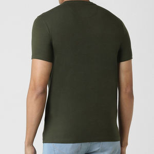 Venta al por mayor 100% algodón de gran tamaño ropa de gimnasio para hombres personalizado privado Fitness camiseta Loq MOQ Material sólido - Product Image 2