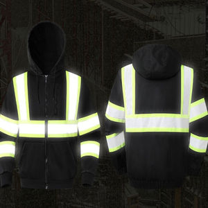 Vestes de sécurité de travail détachables à manches longues par temps froid d'hiver OEM Vestes de sécurité fabriquées au Pakistan - Product Image 4