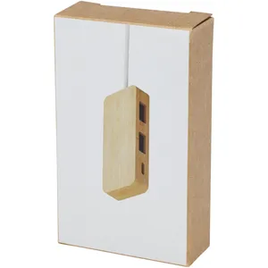 Tapas Bamboo USB Hub, Gadgets Promocionales Ecológicos - Product Image 2
