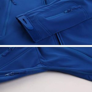 Chaqueta Softshell con Capucha para Hombre, Recubierta, Nueva Llegada, Cómoda, Casual, Cortavientos, Impermeable, Chaqueta de Invierno en Oferta - Product Image 5