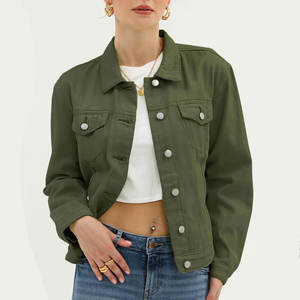 Chaqueta Vaquera para Mujer, Diseño con Botones, Algodón de Alta Calidad, Estilo Urbano, Uso Diario, Ropa de Invierno, Chaqueta Vaquera de Secado Rápido - Product Image 5