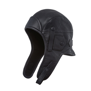 Gorros de invierno de cuero genuino de alta calidad, colores personalizados, impermeables y transpirables, sombreros para exteriores, nueva gran oferta - Product Image 3