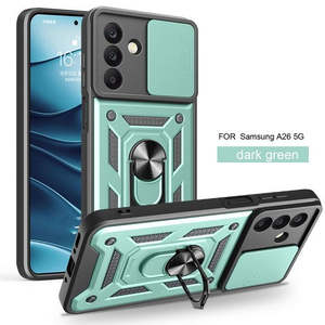 Supporto Magnetico Robusto con Anello e Copertura Scorrevole per Fotocamera per Samsung Galaxy A17 5G e Samsung Galaxy A26 5G - Product Image 1