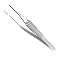 Pince à tissu de précision Adson Kocher avec poignée ergonomique et pointe micro fine pour une précision et un contrôle chirurgicaux améliorés