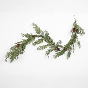 Guirnalda/Corona Navideña Sintética de 180 cm con Piñas y Follaje para Decoración Festiva de Pared Interior - Product Image 1