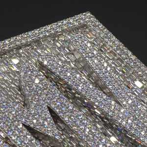 Custom Handmade 925 Silver Hip Hop <b>Pendant</b> VVS <b>Emerald</b> & Cut Moissanite Iced Out Style Statement Jewelry - Product Image 5