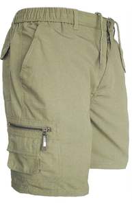 High Quality 100% Cotton Summer Hot <b>Shorts</b> for <b>Men</b> Breathable Canvas Cargo <b>Elastic</b> <b>Waist</b> Knitted Weaving Method OEM Service - Product Image 5