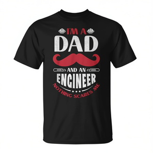 Camiseta Soy Papá y Ingeniero, Nada me Asusta - Product Image 2