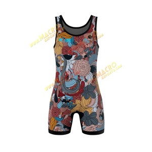 Custom Logo Plus Size Cheap Sublimation Digital Camo <b>Gay</b> Team Weightlifting <b>Suit</b> Wrestling Singlet Flatlock Stitching Custom - Product Image 3