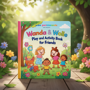 Wanda & Wolle Play and Activity <b>Book</b> for Friends - Product Image 3