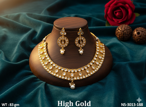 Elegant Traditional Polki Jewellery <b>Necklace</b> <b>Set</b> Perfect for Bridal Wear <b>Weddings</b> and Ethnic Occasions - Product Image 4