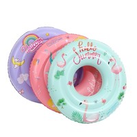 Anneau gonflable personnalisé de natation d'été de bébé de tube de flotteur de piscine de beignet pour des enfants pour des enfants
