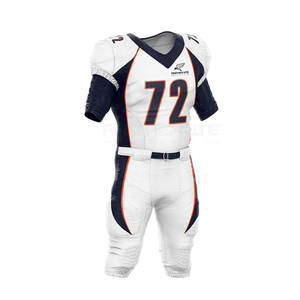 Uniforme de football américain de taille adulte de quantité minimale de commande basse Uniforme de football américain d'équipe de haute qualité en stock - Product Image 2