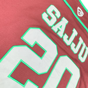 Venta al por mayor de diseño personalizado sublimado de impresión en blanco de hockey sobre hielo Jersey cosido bordado camiseta de fútbol - Product Image 6