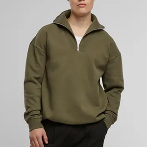 Sudadera Casual para Hombre, Diseño Versátil, Material de Felpa Cómodo, Puños y Dobladillo Acanalados, Cuello de Embudo Inteligente con Cierre de Cremallera, Mangas Completas, 2026 - Product Image 4