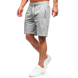Celana pendek olahraga kasual pendek lari Gym celana pendek pria Fashion kustom baru