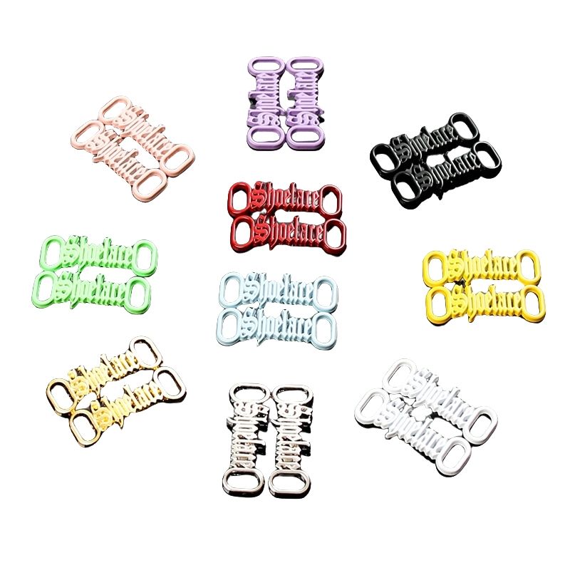 Personalized Running Shoe Tags Metal Shoe Lace Charm for Sports