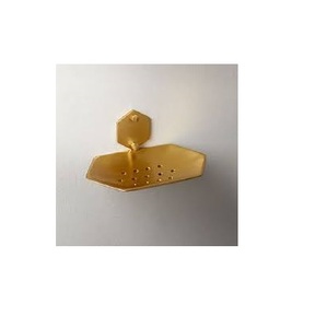 ที่วางสบู่ทำจากไม้ทองเหลืองสีทองใช้ในบ้านที่วางสบู่ - Product Image 6