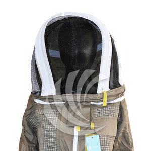 Chaqueta de Apicultura Semi-Ventilada a Prueba de Picaduras para Apicultores, Chaqueta de Apicultura de 3 Capas con Velo Protector, Suministro en Línea - Product Image 5