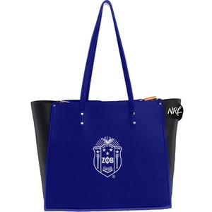 Zeta <span class=keywords><strong>phi</strong></span> Beta Hy Lạp thư thêu in Emboss Chất lượng cao vải cotton sang trọng Túi Xách Tote túi cho mùa hè du lịch - Product Image 6