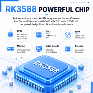 Carte de développement industrielle Android Rockchip RK3588 8K AI 6TOPS LPDDR5 8K 30fps Max <span class=keywords><strong>32</strong></span> Go RAM SATA3.0 Android <span class=keywords><strong>Ubuntu</strong></span> Linux OS - Product Image 6