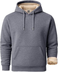 Sudadera con capucha degradada de Color para hombre, sudadera de lana de algodón, ropa de calle única, estilo moderno, capa de invierno - Product Image 3