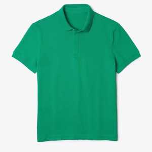 เสื้อโปโลเล่นกอล์ฟผ้าฝ้ายโอเวอร์ไซส์เสื้อโปโลสีทึบแขนสั้นสไตล์วินเทจออกแบบโลโก้ได้ตามต้องการ - Product Image 4