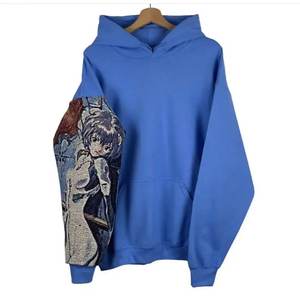 Sudadera con capucha de tapiz con impresión de logotipos personalizados o bordado de sudadera con capucha de tapiz al por mayor para hombres y mujeres - Product Image 6