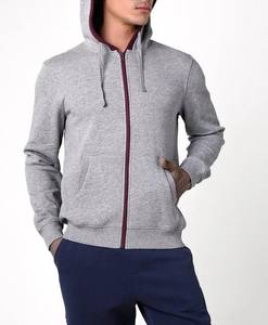 Sudaderas con capucha de talla grande para hombre, nuevo estilo de moda, ropa activa de algodón, ropa informal lisa con cremallera completa, ropa informal cómoda y transpirable - Product Image 6