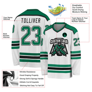 Producto en Oferta, Nueva Llegada, Jersey de Hockey sobre Hielo Profesional Hecho a Mano, Fabricantes de Jerseys de Hockey sobre Hielo Transpirables 2025 - Product Image 4