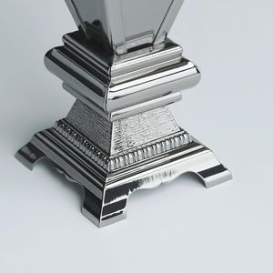 Luxury <b>Silver</b> Metal Incense <b>Burner</b> Bakhoor Holder with Removable Ash Plate Arabic Style Home Decor & Elegant Gift Item - Product Image 4