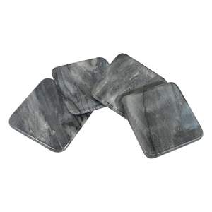 Personnalisé Personnaliser Gris En Vrac Marbre Bois Pierre Sous-Verre En Gros pour Cadeau fait par adiba home decor - Product Image 4