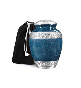 Urnas metálicas de diseño moderno para cenizas humanas con diseño único disponibles a un precio asequible del exportador indio - Product Image 1