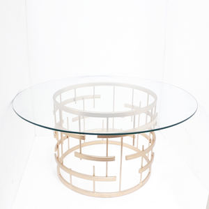 โต๊ะเหล็กแก้วใสวัสดุล่าสุดหรูหราทันสมัยปรับแต่งได้คุณภาพสูงห้องนั่งเล่นขนาด25x25x20นิ้ว - Product Image 1