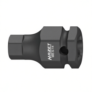 Hazet 1/2'' <b>Impact</b> Screwdriver <b>Socket</b> Hexagonal Short Square with Borehole Premium Product Category - Product Image 2