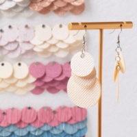 SHENYUE Vente chaude Paillettes rondes en relief à texture lâche, mélange de couleurs pastel pour vêtements, broderie, projets d'artisanat, fabrication artisanale