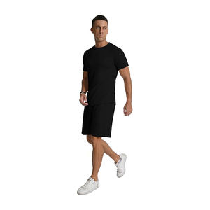 100% Cotton Summer Men's <b>Short</b> Sleeve Tracksuit <b>T</b> <b>Shirt</b> & <b>Shorts</b> <b>set</b> 2 Pockets With High <b>And</b> Premium Quality - Product Image 5