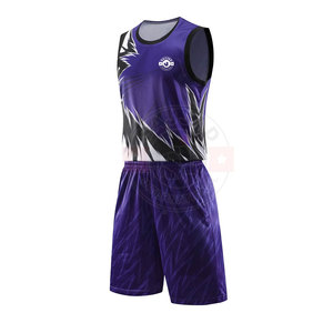 Uniforme de basket-ball pour homme, tenue d'équipe personnalisée, 100% Polyester - Product Image 1