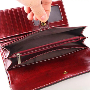 Portefeuilles longs en cuir pour hommes au design léger, profil fin, finition lisse, compartiments sécurisés et rangement organisé - Product Image 2