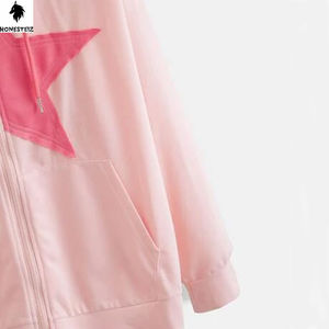 Sweat à capuche pull personnalisé pour hommes léger de haute qualité 100% coton polyester tissu éponge solide motif teint uni - Product Image 5