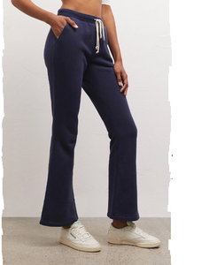 Pantalon de survêtement évasé 100% coton pour femme pantalon de survêtement Baggy respirant avec jambe droite large Anti-rides coupe ample tissu Oxford - Product Image 2