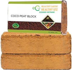 Blocs de tourbe de coco biologique pur, écologiques et biodégradables - Faible EC (<0,5 ms/cm), pH 5,6-6,8, Haute capacité de rétention d'humidité - Product Image 4
