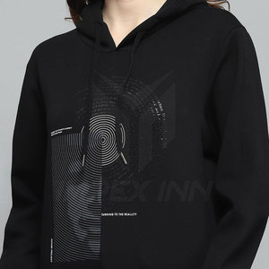 .Women hoodie with fleece interior full zip closure and casual design made for cooler temperatures and relaxed daily outfits - Product Image 2