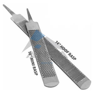 Mini escofina para pezuña de ganado para cabras, ovejas, ponis, mini caballos, potros, herrador compacto de 10 pulgadas, herramienta de corte de pezuña de acero - Product Image 5