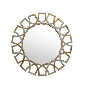 Espejo de pared con marco de metal, espejo decorativo moderno para sala de estar, dormitorio, baño, decoración de pared del hogar - Product Image 6