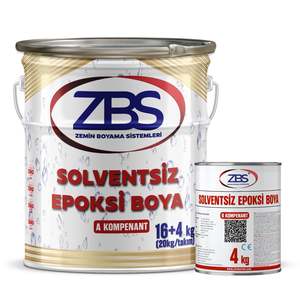 Pintura Epóxica de Acabado ZBS Sin Solventes, 20 kg/Set, para Recubrimiento de Pisos - Product Image 1