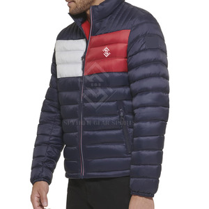 2026 Winter Puffer Jackets OEM Service <b>Stand</b> Collar Front Logo Eco-Friendly Breathable Nylon/Polyester Casual Wear High Quality - Product Image 2
