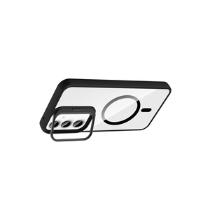 Étui compatible Netzy M-Safe pour Galaxy A35/A53 gris avec support, protection d'objectif d'appareil photo, protection spéciale pour téléphone portable électroplaqué - Product Image 6