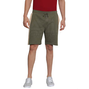 Shorts décontractés pour hommes à séchage rapide, respirants, unis, taille haute, polyester/coton, qualité supérieure, vente en gros - Product Image 1