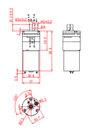 Échantillon gratuit mini pompe à membrane 12 volts mini moteur de pompe à eau cc pompe à eau électrique générale